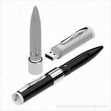 Pen USB Drive with 256MB to 8GB Capacity, 10-year Data Retention, Supports Plug-and-Play Function